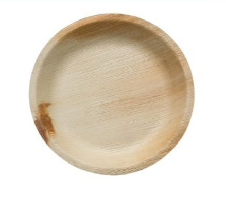 Eco-Friendly Disposable Round Plate - 2 Sizes (6" & 10") (Pack of 25 Pcs)