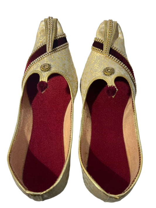 Traditional Embroidery Juti/Mojari for Men's Ethnic Wear for Cultural & Festivals # 14