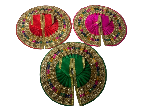 Bal Gopal/Laddu Gopal/Thakurji Poshak/Vastra for 3 to 5 Inches Idols # 36