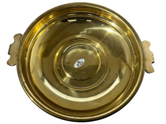 Traditional Style Brass Simple Urli - 21.50 x 4.80 Inch