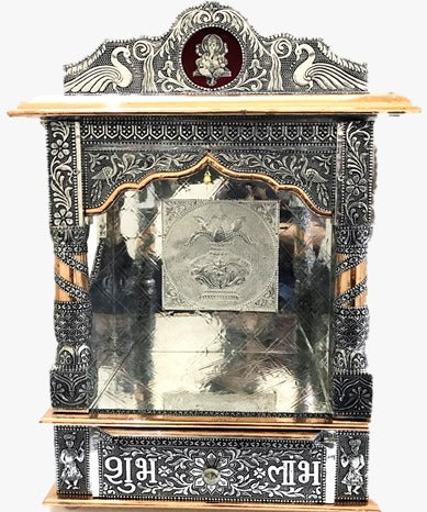 TRADITIONAL ALUMINIUM OXIDIZE COPPER TEMPLE (Open)- sizes 15*9