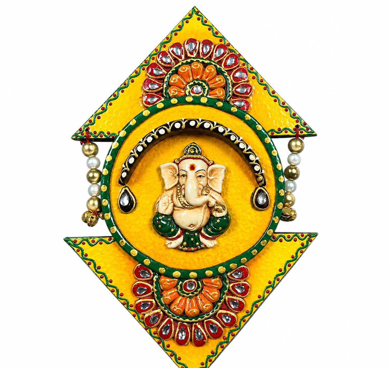 Handcrafted Ganesha Mandala Wall Hanging
