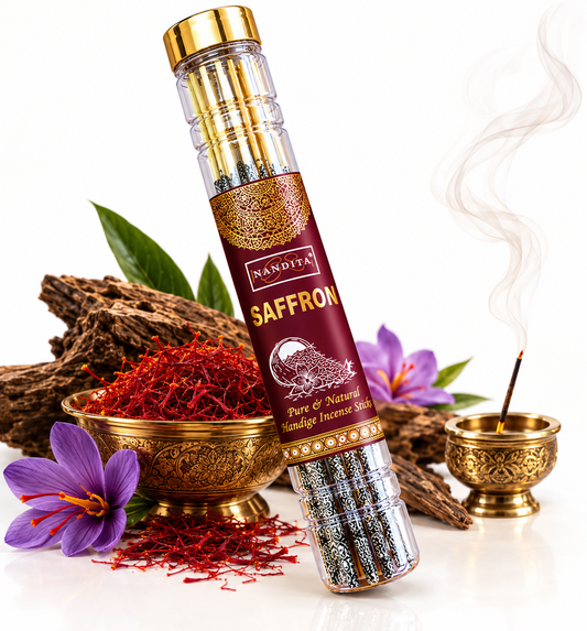 Saffron Pure & Natural Handcrafted Incense Sticks