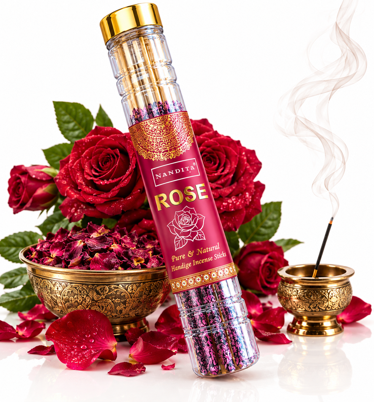 Rose Pure & Natural Handcrafted Incense Sticks