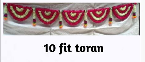 Floral Toran 10 ft long (design no FH 553)