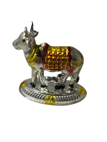 Vastu Kamdhenu Cow with Calf Idol