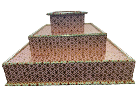 Meenakari Pink & Gold Hawankund