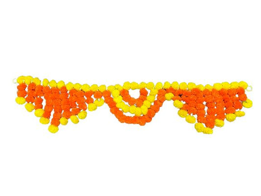 artificial color daisy flower toran garland #2