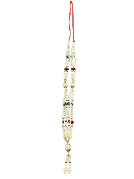 Artificial Small White Multicolor Pearl Garland