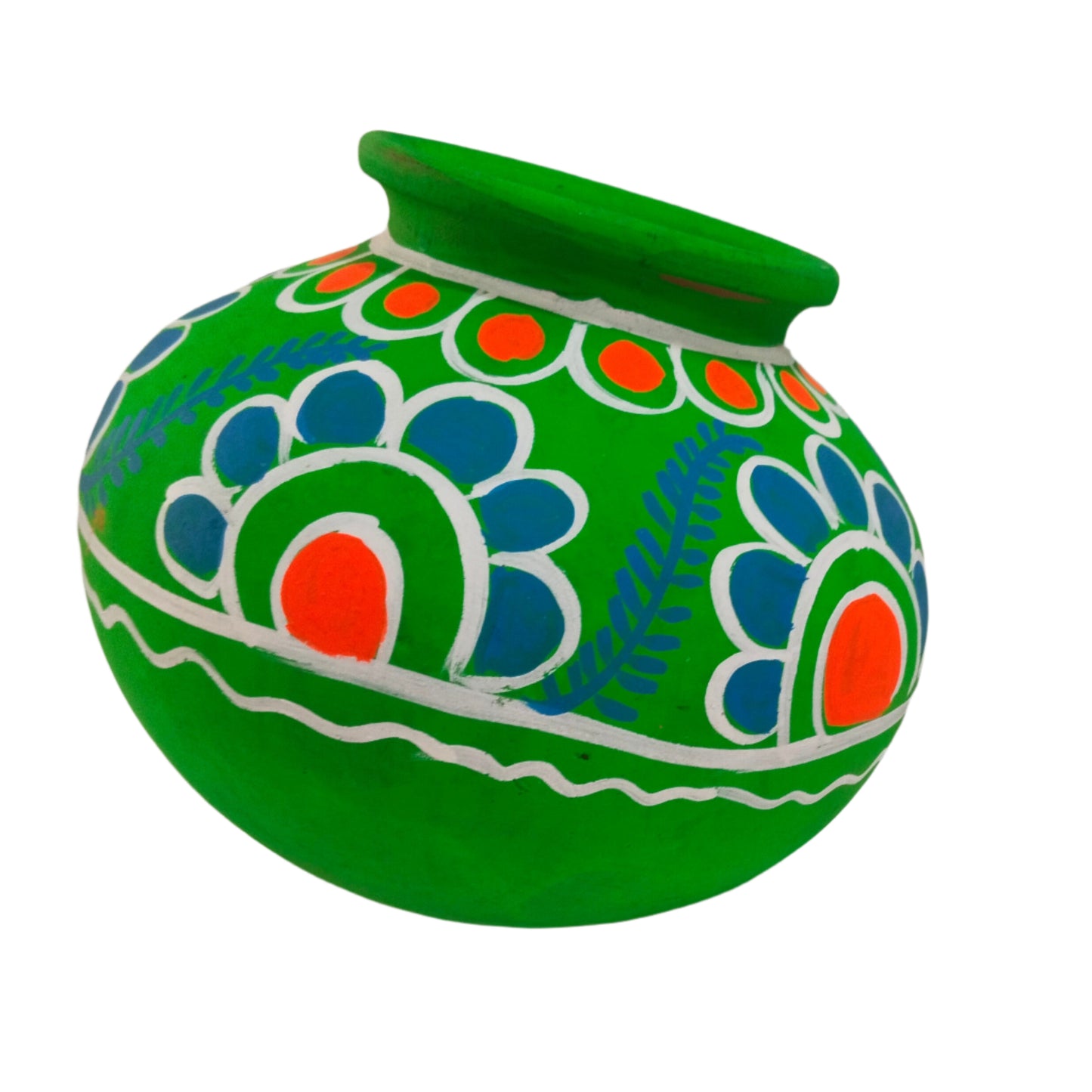 Colourful Clay Janmashtami Matki