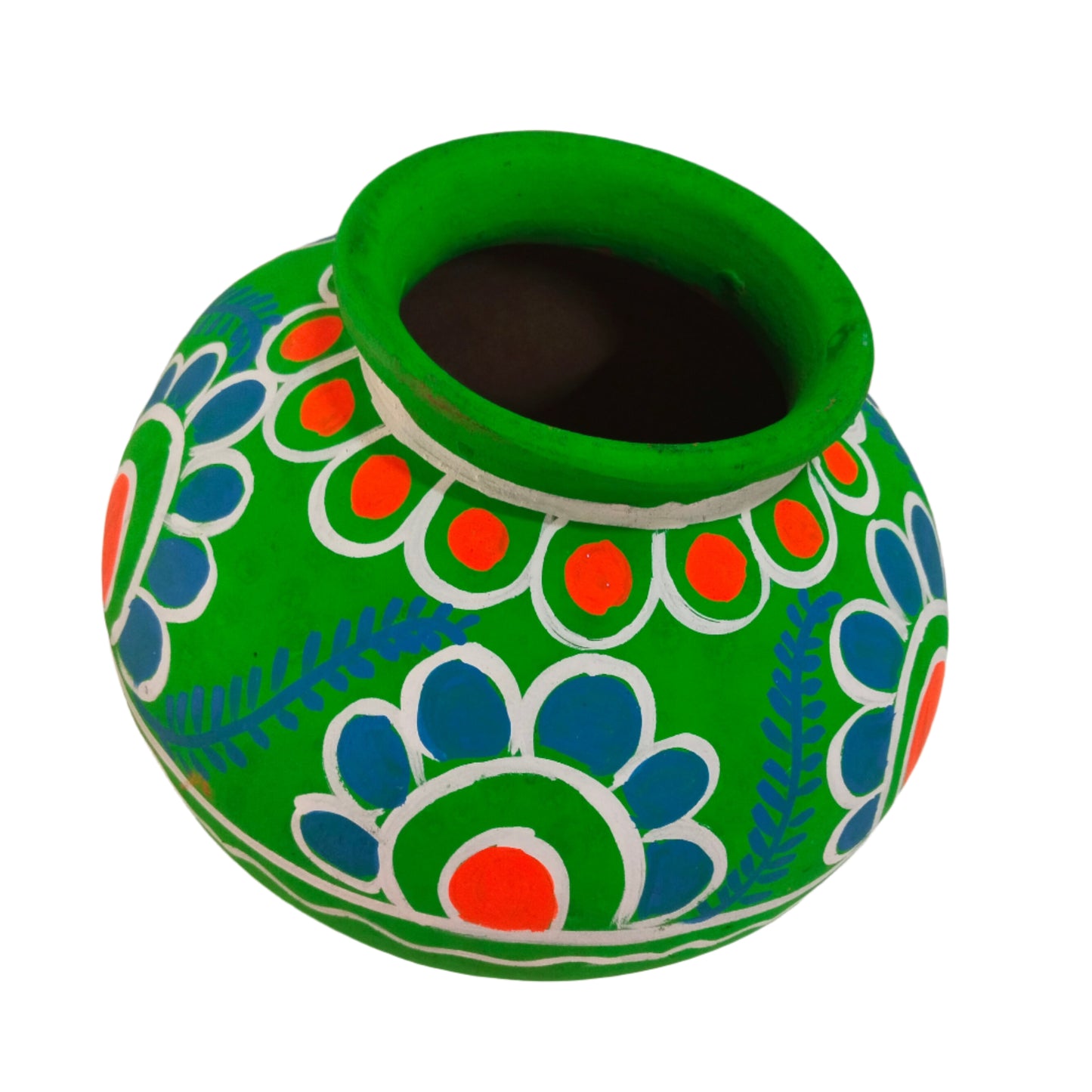 Colourful Clay Janmashtami Matki