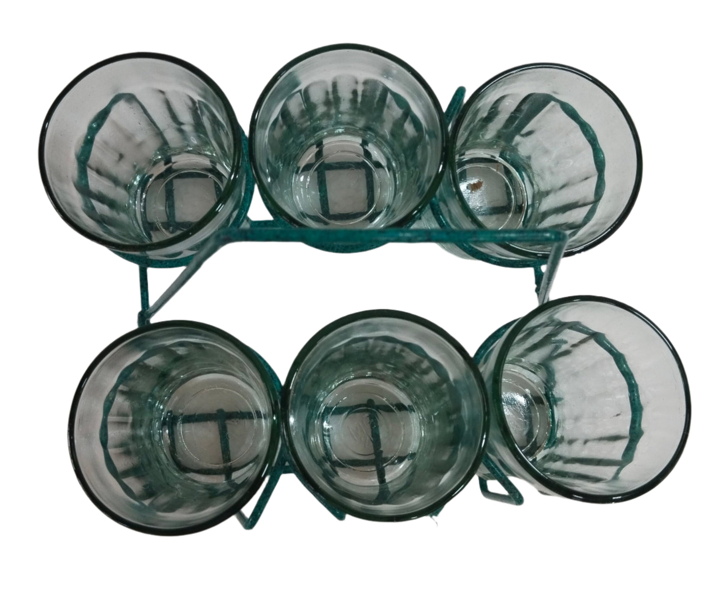 Urban Platter Cutting Chai Glasses with Stand