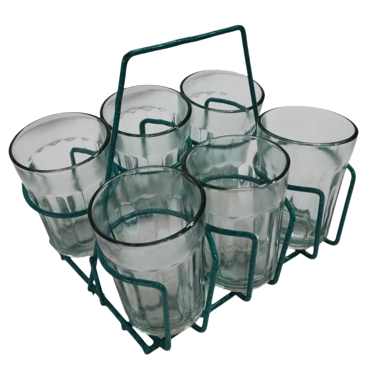 Urban Platter Cutting Chai Glasses with Stand