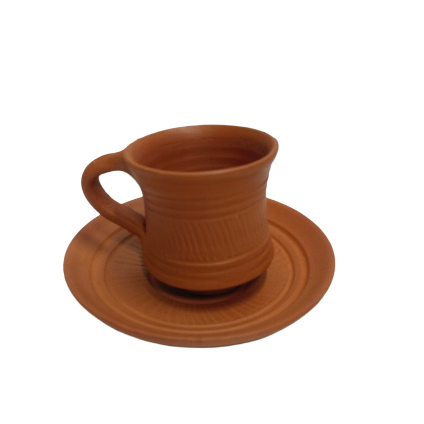 Clay Cup Saucer - Set of 6 pcs