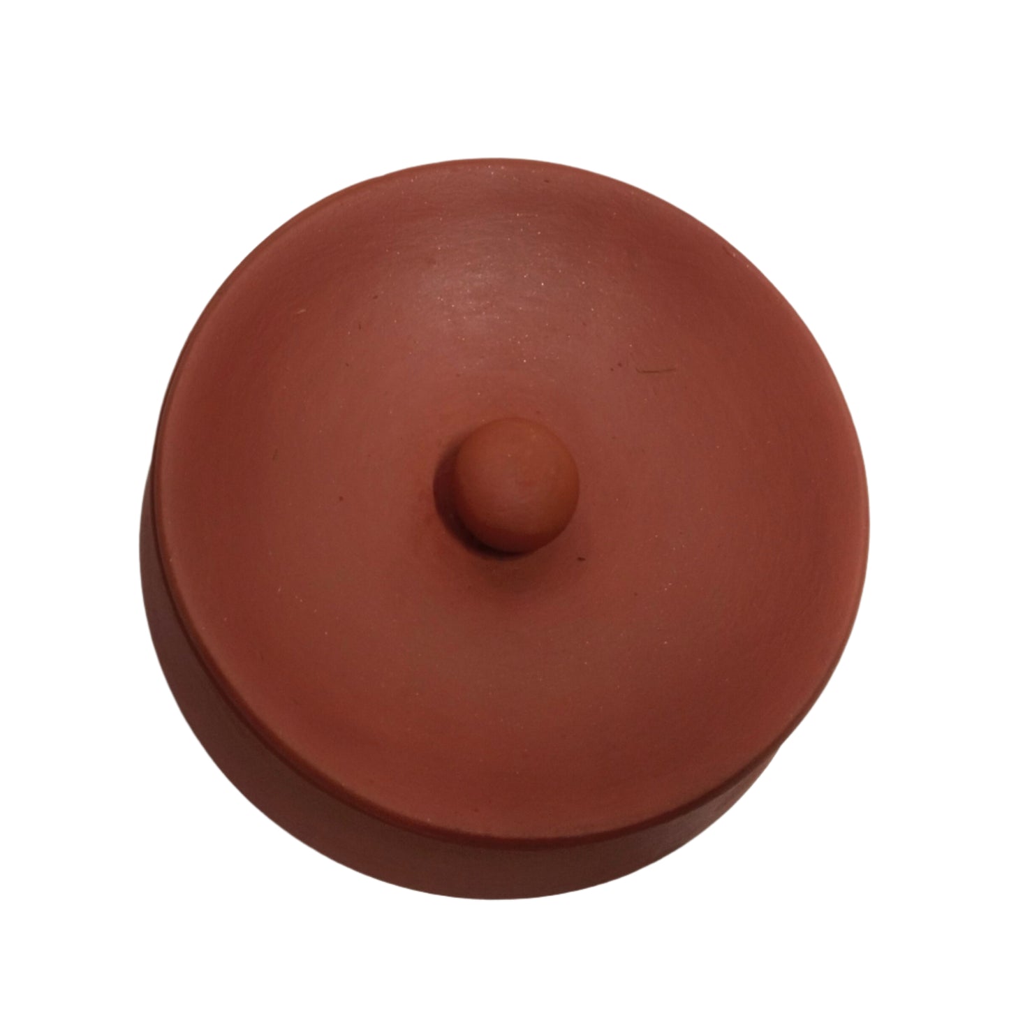 Natural Brown matt finish Earthen Clay Cooking Handi / Pot W/Lid -in 4 sizes