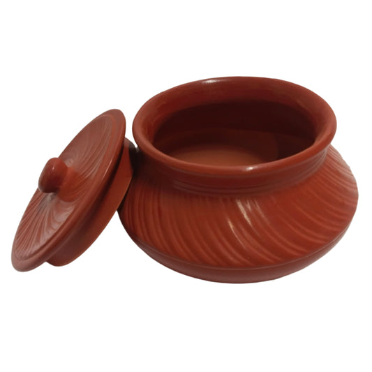 Copy of Natural Brown Earthen Clay Dahi Handi/ Pot  - 4.75" Dia