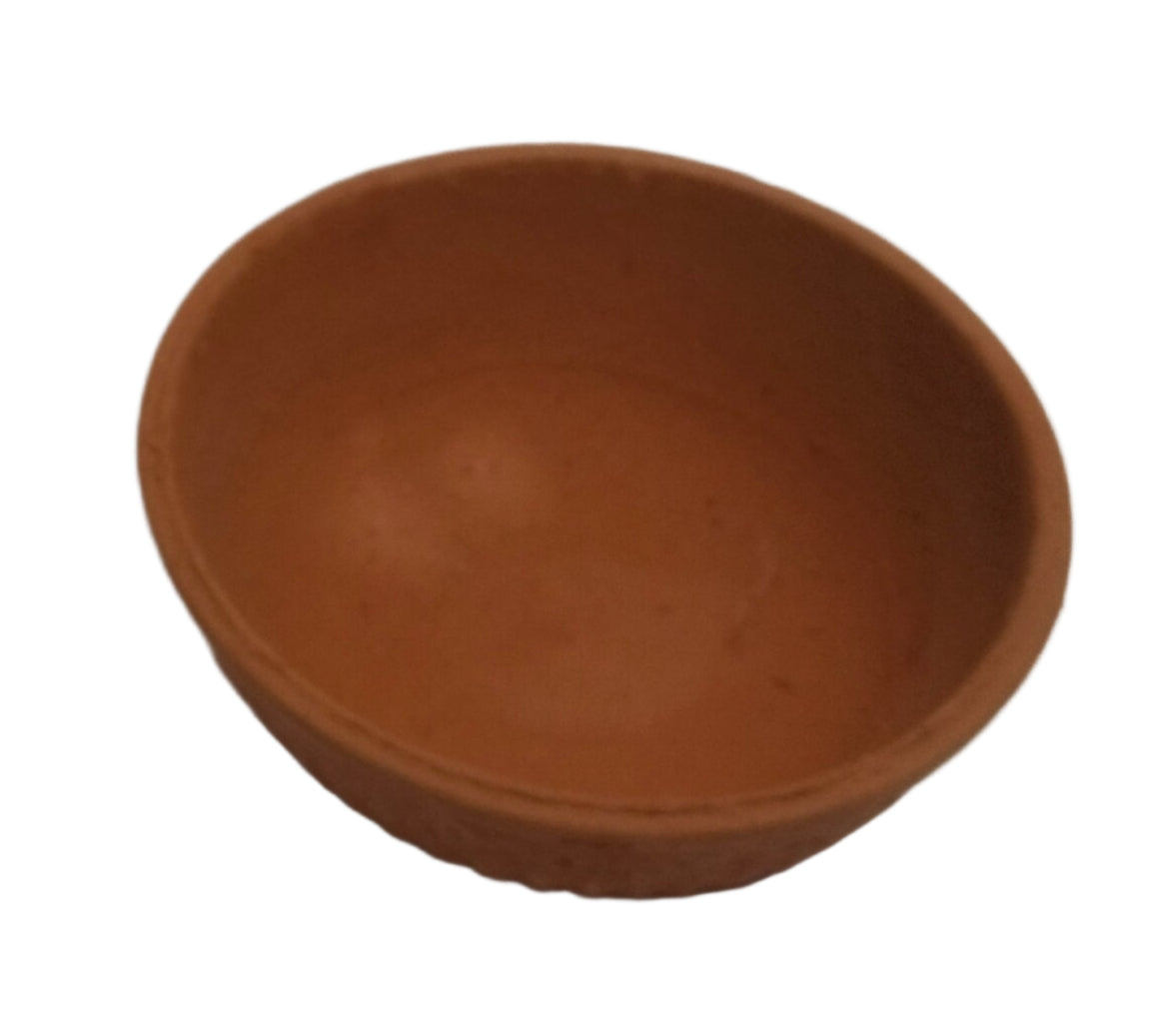 Clay Katorri Watti (round and squre) - Set of 6 pcs
