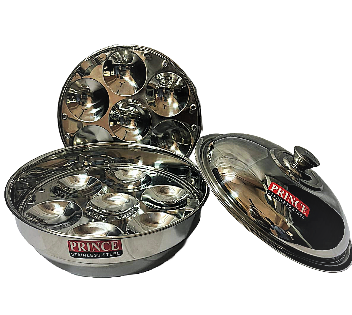 Stainless Steel for Idli/Dhokla/Modak Maker Multi Kadai Set