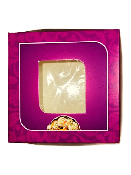 Fancy Design Pink Empty Sweet Folding Folding Boxes - 250 Gms