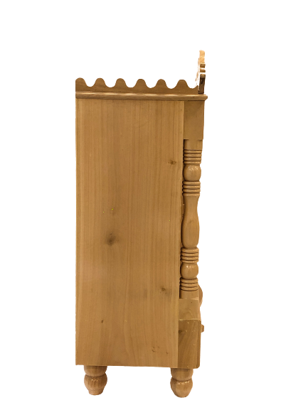 Traditional Carving Sevan Wooden Temple With Doors in 2 Sizes Available