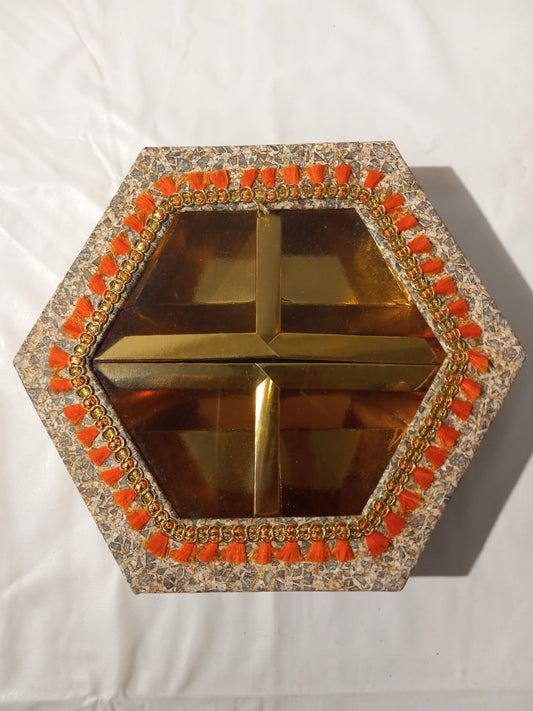 Hexagon Dry Fruit Boxes