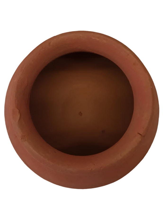 Natural Brown Earthen Clay Handi for Multi Purpose - 5.25"