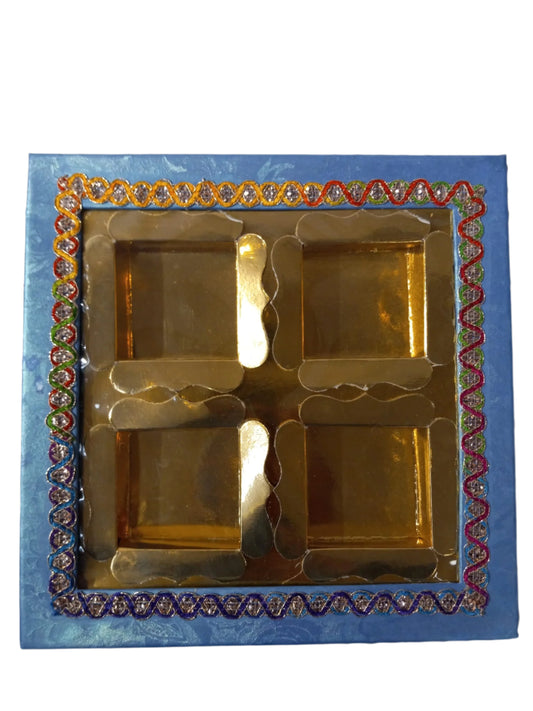 Dry Fruit Boxes - 9" x 9" (200 grams) - Design #2