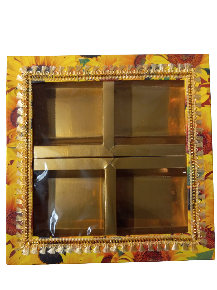 Dry Fruit Boxes - 10"x 10" (400 grams)