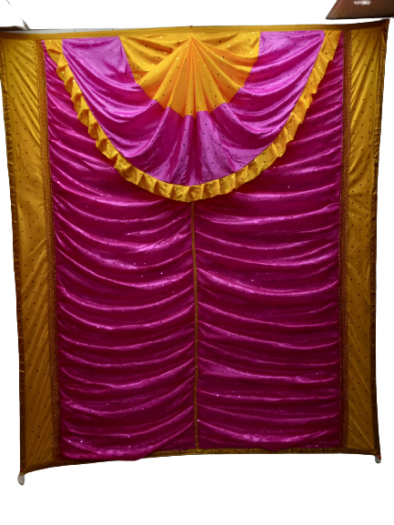 Indian Backdrop Cloth For Festival & Pooja Decor/Wedding & Party Events # 18