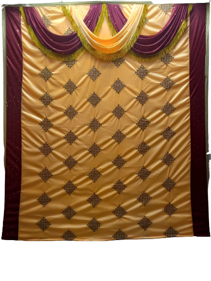 Indian Backdrop Cloth For Festival & Pooja Decor/Wedding & Party Events # 15