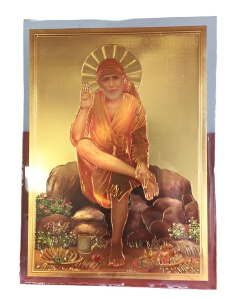 Acrylic Photo Frame of Sai Baba - 7.7"