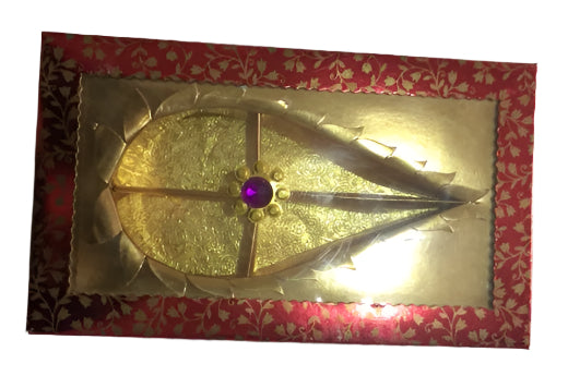 Inner Leaf Shape 4 Partition Dry Fruit Box