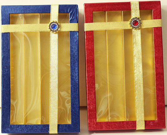 Blue & Red Sweet Box 1 Kg 4 Partition