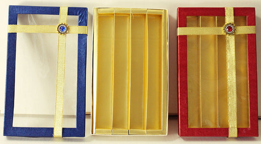 Blue & Red Sweet Box 1 Kg 4 Partition