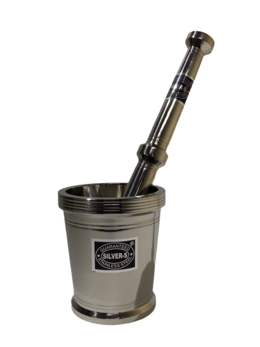 Stainless Steel Glossy Spice Masher/Hamam Dasta For Home Kitchen/Hotels