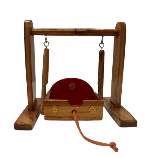 Simple Wooden Singhasan/Jhulla for God Statues # 22