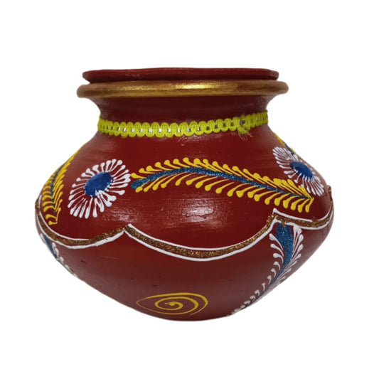 Decorative Clay Pot (Matki) - 2 Sizes