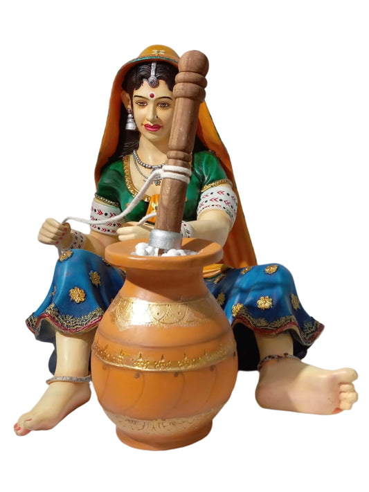 Handicraft Rajasthani Lady Showpiece Decor #2