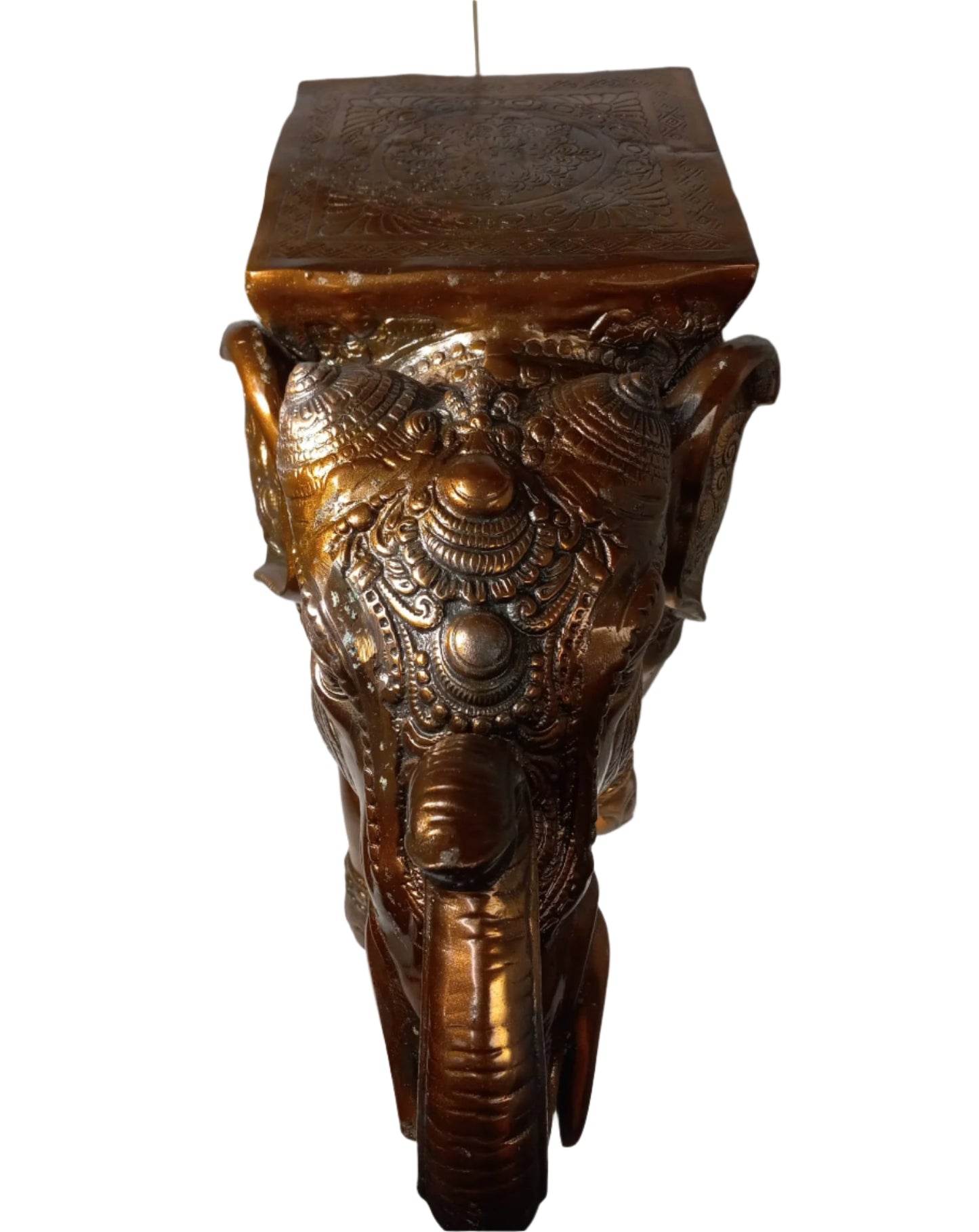 Black Metal Elephant Statue