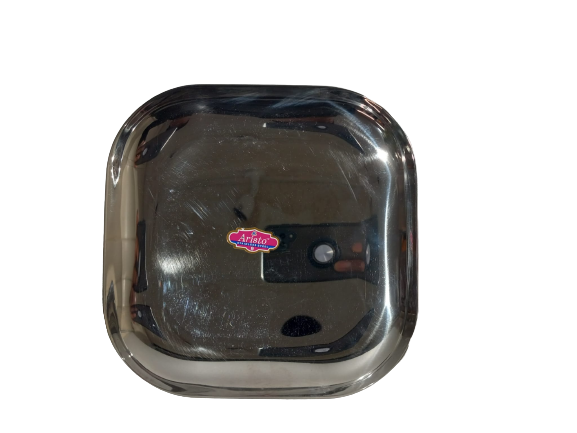 Stainless Steel Square Plate - Plain (2 Sizes)