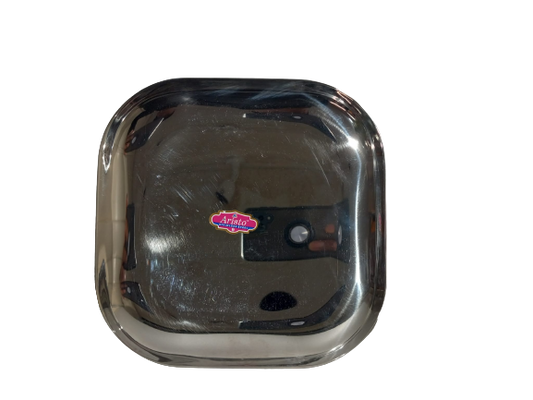 Stainless Steel Square Plate - Plain (2 Sizes)