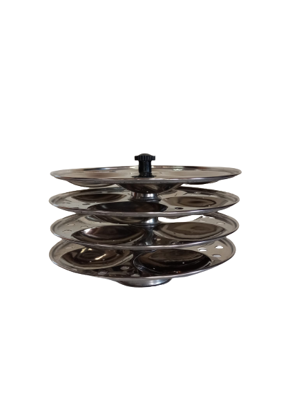 Stainless Steel Steam Idli Maker Stand (Makes 16 Idlis) For Home Kitchen