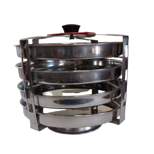 Stainless Steel Dhokla Steamer / Dhokla Tray for Cooker - 3 Tier & 4 Tier
