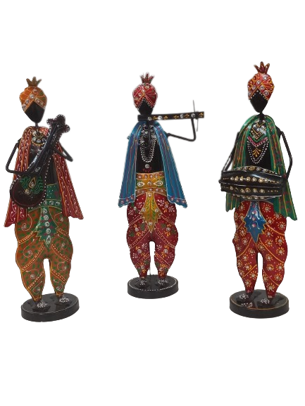 Indian Musicians Rot - Iron showpieces