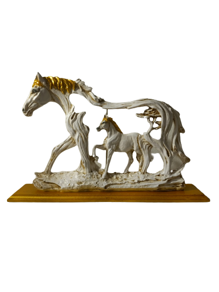 Parent and Child Horses - Showpiece