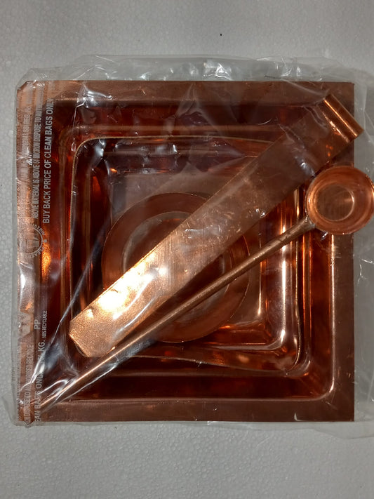 Copper Hawan Kund Kit (Size: 6.75" * side x 2" height)