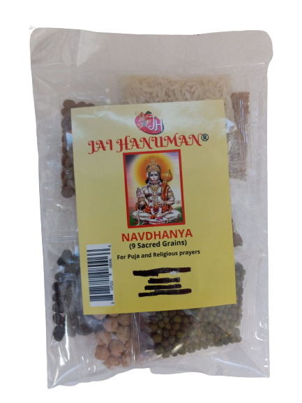 Jai Hanuman Navdhanya Set for Poojas (9 grains)
