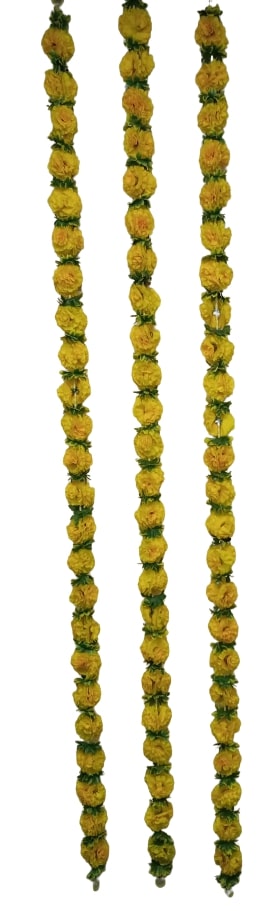 5 pc - 6ft Indian Garlands - Add Elegance to Your Celebrations (Design #5)