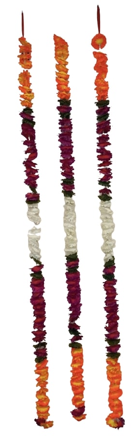 5 pc - 5ft Indian Garlands - Add Elegance to Your Celebrations (Design #9)
