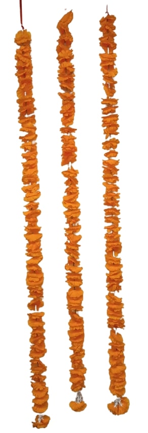 5 pc - 5ft Indian Garlands - Add Elegance to Your Celebrations (Design #12)